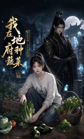 短剧《我在地府种蔬菜》海报