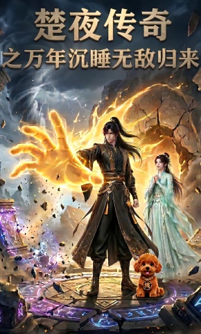 短剧《楚夜传奇之万年沉睡：无敌归来》海报