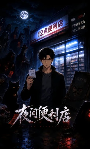 短剧《夜间便利店》海报