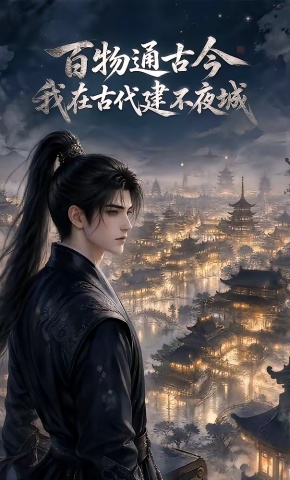 短剧《百物通古今，我在古代建不夜城》海报