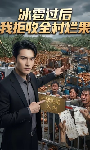 短剧《冰雹过后，我拒收全村烂果》海报