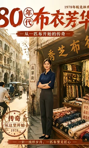 短剧《80年代布衣芳华》海报