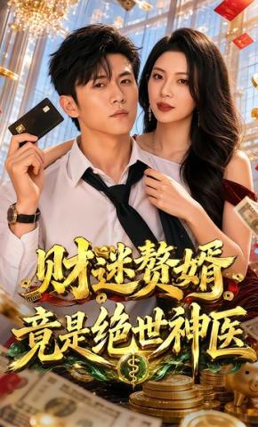 短剧《财迷赘婿竟是绝世神医》海报