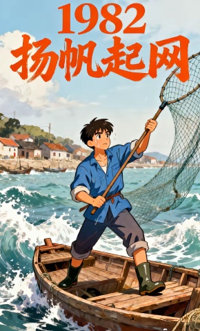 短剧《1982，扬帆起网》海报