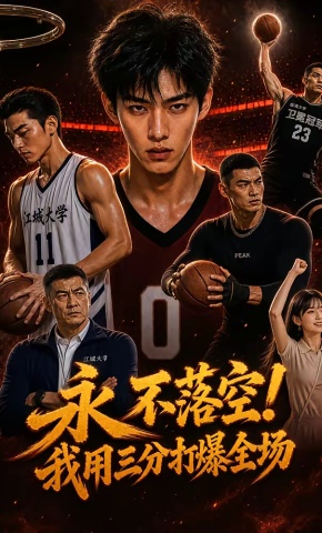 短剧《永不落空!我用三分打爆全场》海报