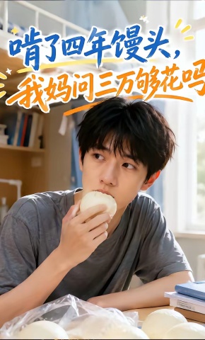 短剧《啃了四年馒头，我妈问三万够花吗》海报