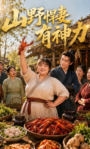 短剧《山野悍妻有神力》海报