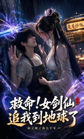 短剧《救命!女剑仙追我到地球了》海报