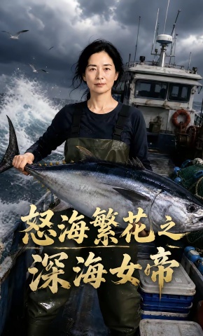 短剧《怒海繁花之深海女帝》海报