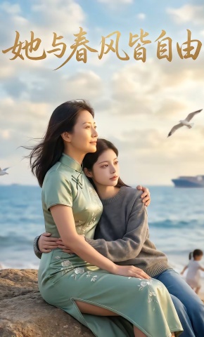 短剧《她与春风皆自由》海报