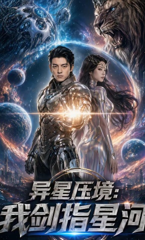 短剧《异星压境：我剑指星河》海报