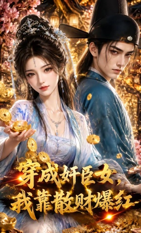 短剧《穿成奸臣女，我靠散财爆红》海报