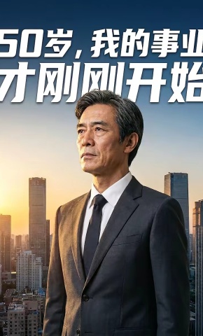 短剧《50岁，我的事业才刚刚开始》海报