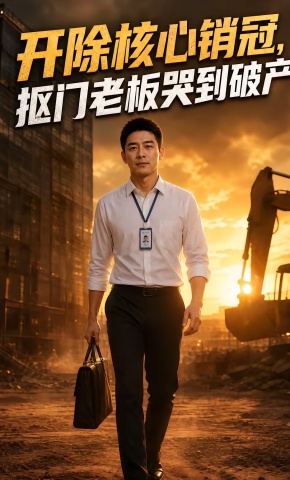 短剧《开除核心销冠，抠门老板哭到破产》海报