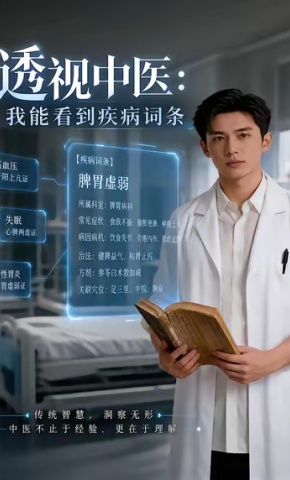短剧《透视中医：我能看到疾病词条》海报