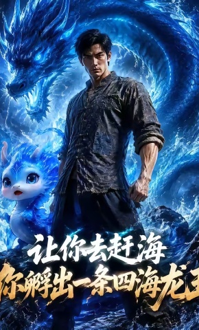 短剧《让你去赶海，你孵出一条四海龙王》海报