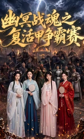 短剧《幽冥战魂之复活甲争霸赛》海报