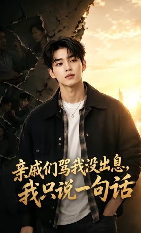 短剧《亲戚们骂我没出息，我只说一句话》海报