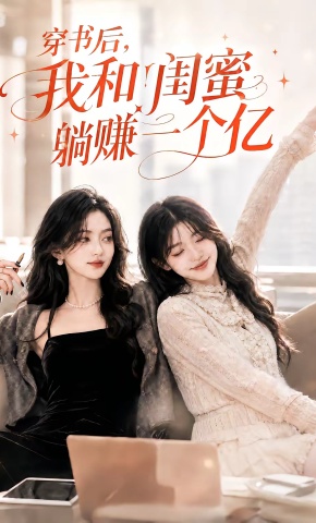 短剧《穿书后，我和闺蜜躺赚一个亿》海报