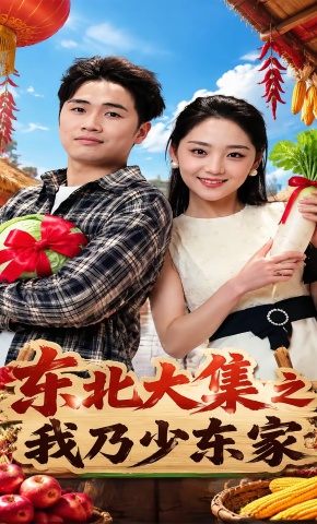 短剧《东北大集之我乃少东家》海报