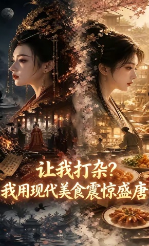 短剧《让我打杂？我用现代美食震惊盛唐》海报