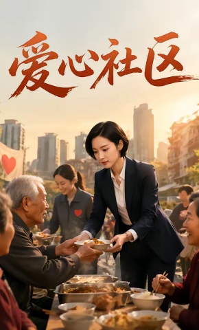 短剧《爱心社区》海报