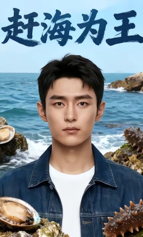短剧《赶海为王》海报
