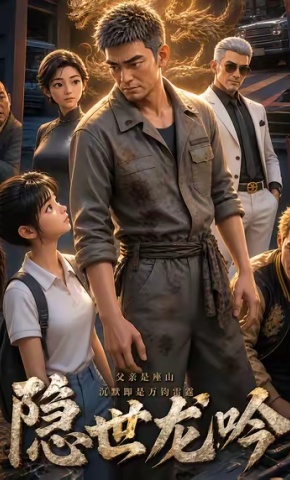 短剧《隐世龙吟》海报