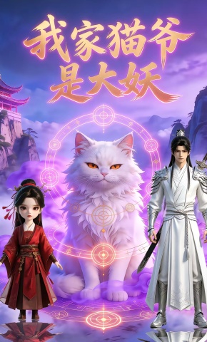 短剧《我家猫爷是大妖》海报