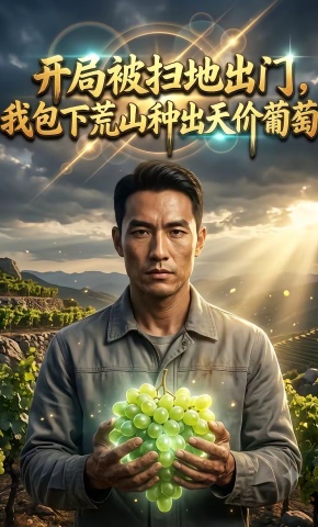 短剧《开局被扫地出门，我包下荒山种出天价葡萄》海报