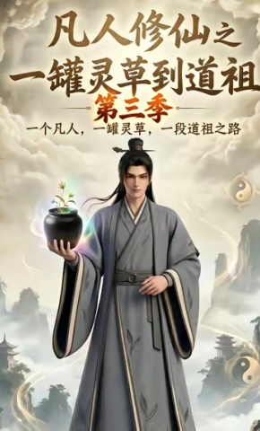短剧《凡人修仙之一罐灵草到道祖第三季》海报