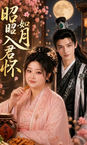 短剧《昭昭如月入君怀》海报