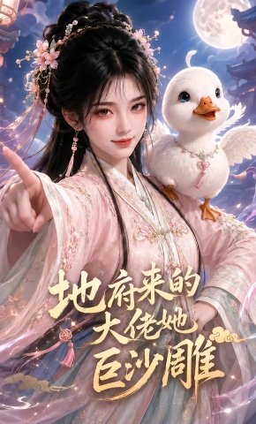 短剧《地府来的大佬她巨沙雕》海报