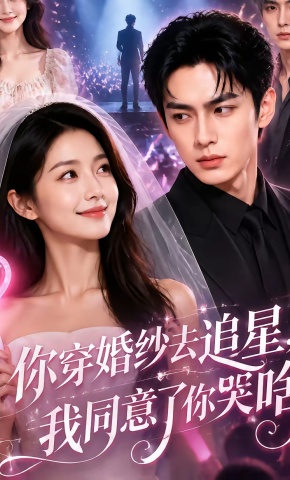 短剧《你穿婚纱去追星，我同意了你哭啥》海报