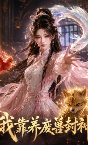短剧《我靠养废兽封神》海报