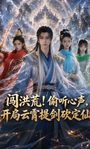 短剧《闯洪荒！偷听心声，开局云霄提剑砍定仙》海报