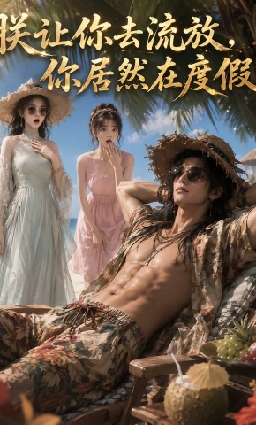 短剧《朕让你去流放，你居然在度假》海报