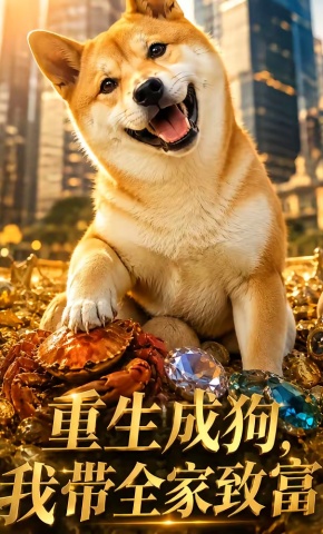 短剧《重生成狗，我带全家致富》海报