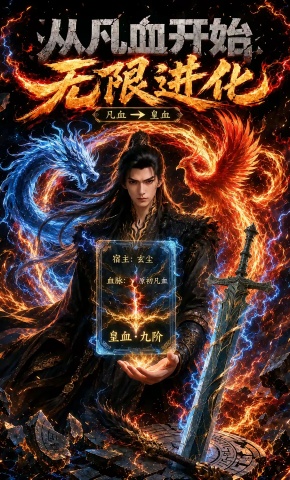 短剧《从凡血开始无限进化》海报