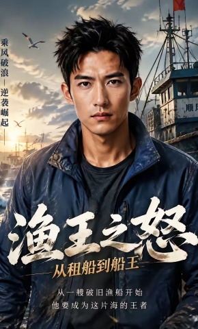 短剧《渔王之怒：从租船到船王》海报