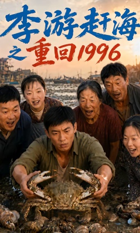 短剧《李游赶海之重回1996》海报