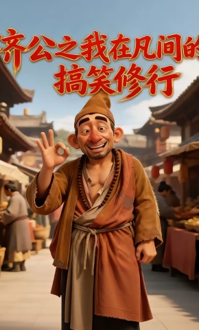 短剧《济公之我在凡间的搞笑修行》海报