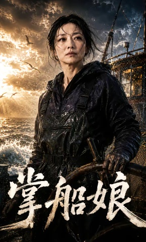 短剧《掌船娘》海报