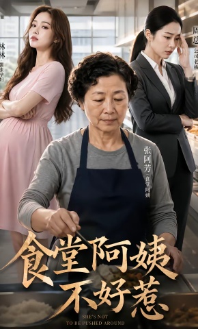 短剧《食堂阿姨不好惹》海报