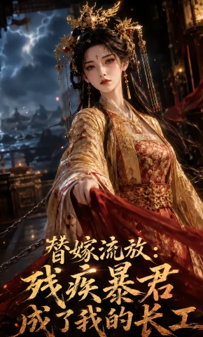 短剧《替嫁流放：残疾暴君成了我的长工》海报