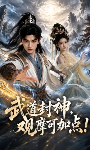 短剧《武道封神，观摩即可加点!》海报