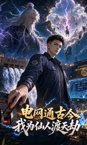 短剧《电网通古今，我为仙人渡天劫》海报