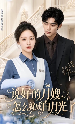 短剧《说好的月嫂，怎么就成白月光了》海报