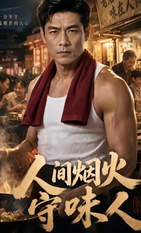 短剧《人间烟火守味人》海报
