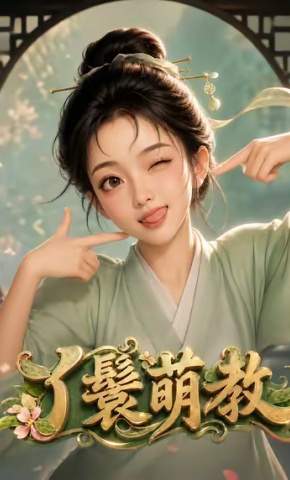 短剧《丫鬟萌教》海报
